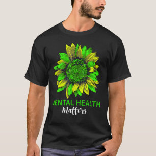Sonnenblumen Psychische Gesundheit Fragen Bewussts T-Shirt