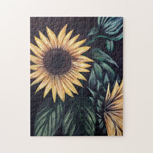 Sonnenblumen Puzzle (Vertikal)
