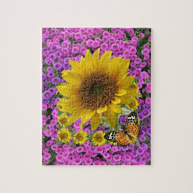 Sonnenblumen-Puzzles Puzzle (Vertikal)