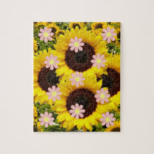 Sonnenblumen Puzzles Rosa Blume