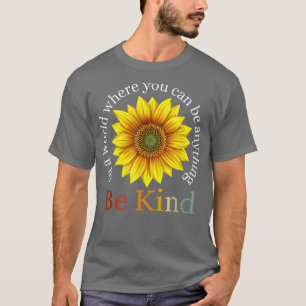 Sonnenblumen Retro in einer Welt, in der man jeder T-Shirt