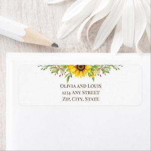 Sonnenblumen romantische Hochzeitssendung
