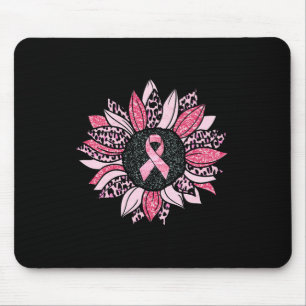 Sonnenblumen Rosa Brustkrebs Bewusstsein Frauen Wa Mousepad