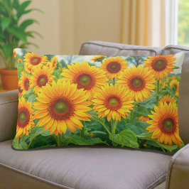 Sonnenblumen Rückenkissen Lendenkissen