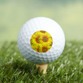 Sonnenblumen Rustikale Blumenblumen Sommergelbe Ho Golfball