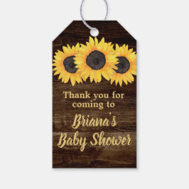 Sonnenblumen Rustikale Herbstfavoriten Geschenke T Geschenkanhänger