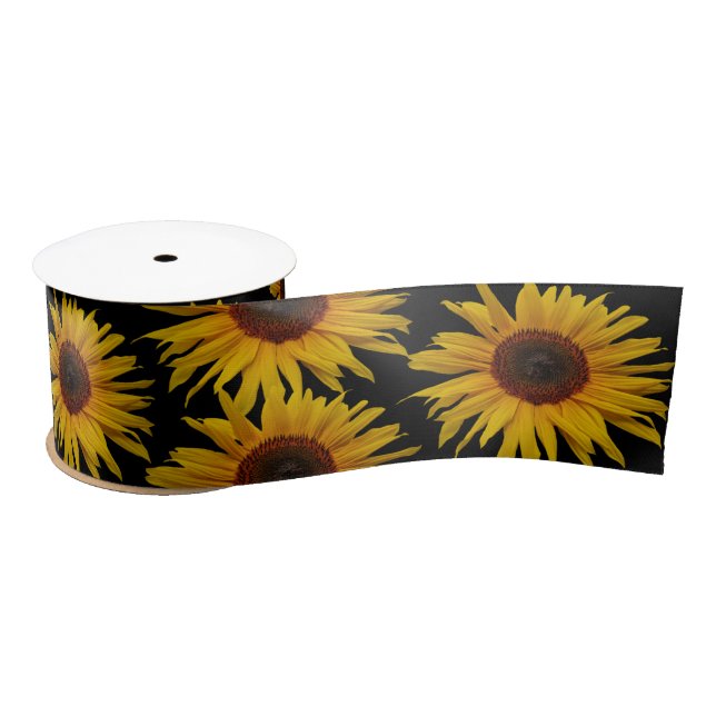 Sonnenblumen Satinband (Spule)