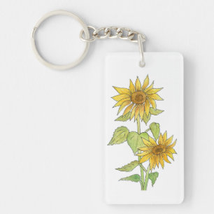 Sonnenblumen Schlüsselanhänger