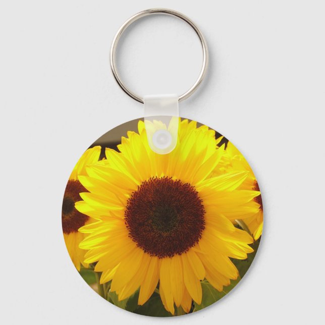 Sonnenblumen Schlüsselanhänger (Vorderseite)