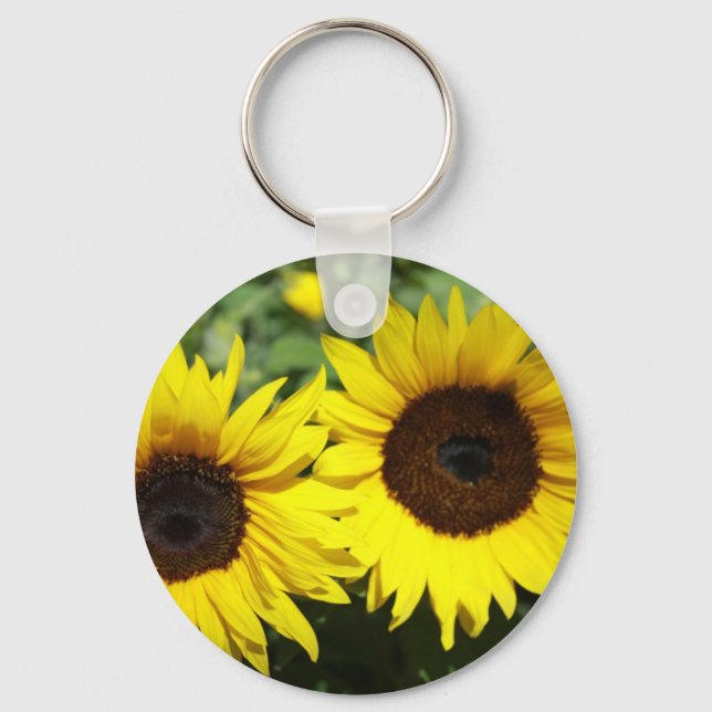 Sonnenblumen Schlüsselanhänger (Vorderseite)