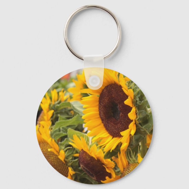 Sonnenblumen Schlüsselanhänger (Vorderseite)