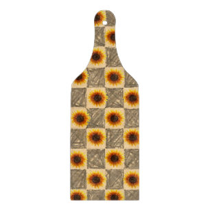 Sonnenblumen Schneidebrett