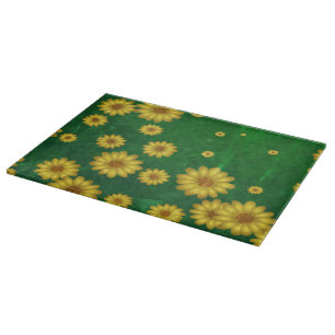 Sonnenblumen Schneidebrett