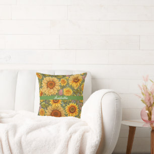 Sonnenblumen Schöne moderne Sammlung Kissen