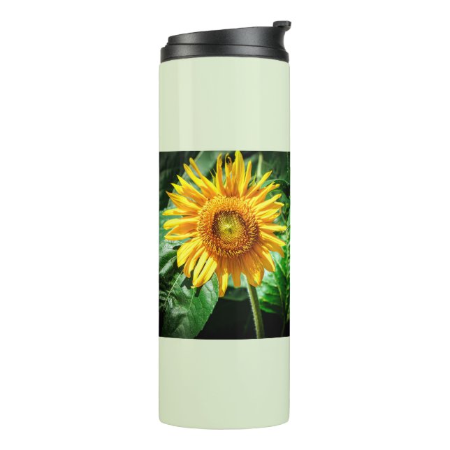 Sonnenblumen-Schönheit Thermosbecher (Nach links gedreht)