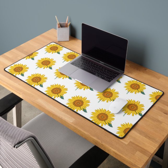 Sonnenblumen Schreibtischunterlage (Büro 2)