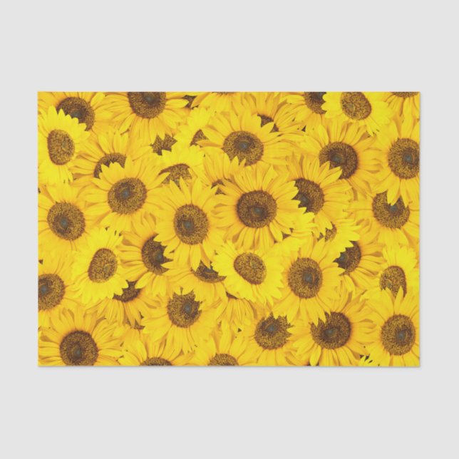 Sonnenblumen Seidenpapier (Vorderseite)
