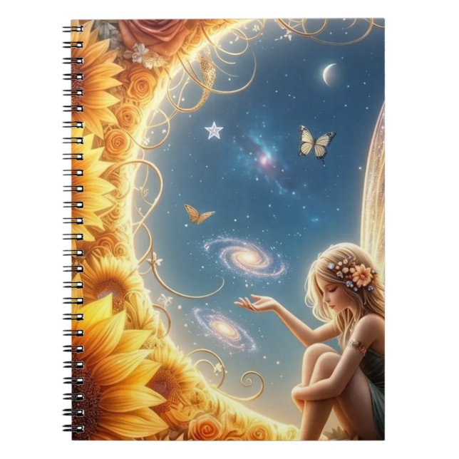 Sonnenblumen Serenade Notizbuch  Notizblock (Vorderseite)