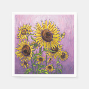 Sonnenblumen Serviette