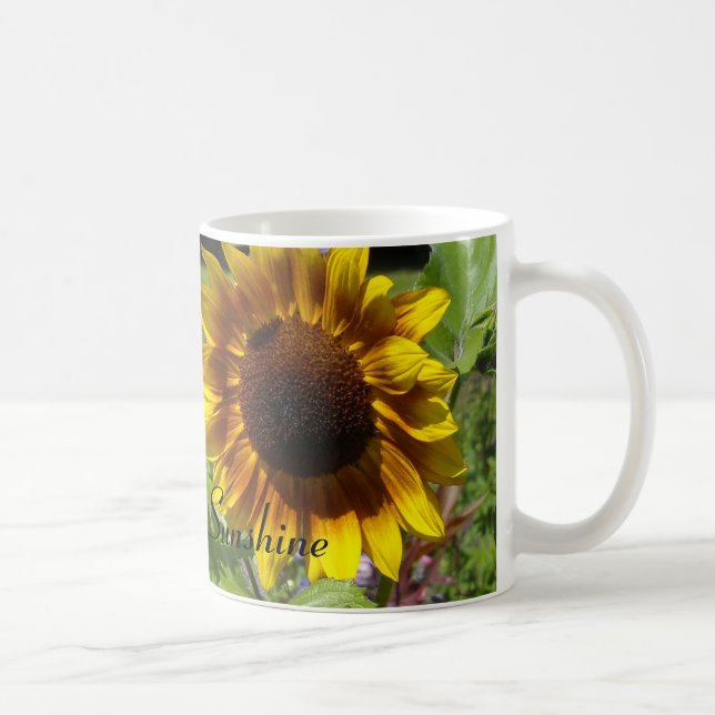 Sonnenblumen - Sie sind mein Sonnenschein Tasse (Rechts)