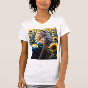 "Sonnenblumen Siren: Blühen in Unnachgiebigkeit T-Shirt