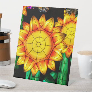 Sonnenblumen Sockelschild