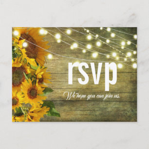 Sonnenblumen Sommer Rustikale Amerikanische UAWG Postkarte