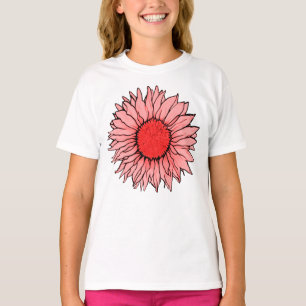 Sonnenblumen-Sommergarten-Rose T-Shirt