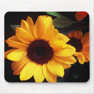 Sonnenblumen, Sommergelb, Gartenanlage Blume Mousepad