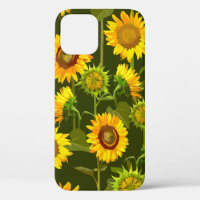Sonnenblumen Sommernahtloses Muster