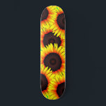 Sonnenblumen Sommerskateboard Skateboard<br><div class="desc">Art Sunflowers</div>