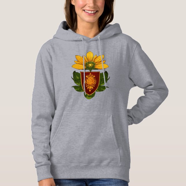 Sonnenblumen & Sonne - Symbol für Optimismus und W Hoodie (Vorderseite)