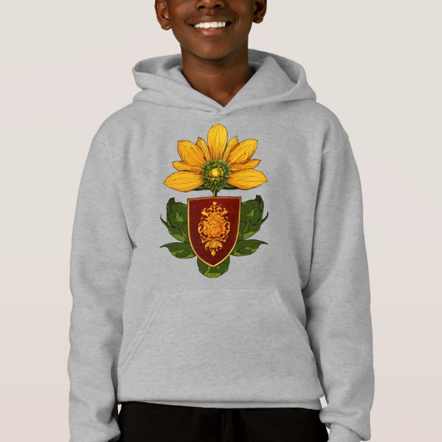 Sonnenblumen & Sonne - Symbol für Optimismus und W Hoodie (Vorderseite)