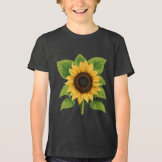 Sonnenblumen & Sonne - Symbol für Optimismus und W Tri-Blend Shirt