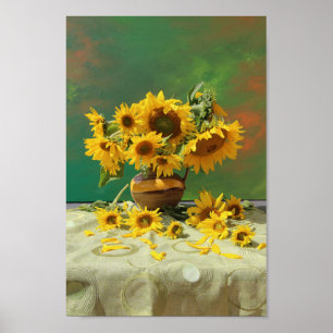 Sonnenblumen Sonnenblume Van Gogh wie Poster