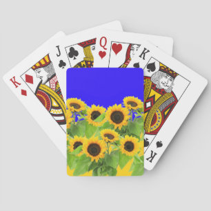 Sonnenblumen Spielkarten