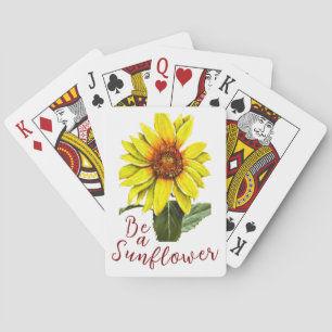 Sonnenblumen Spielkarten