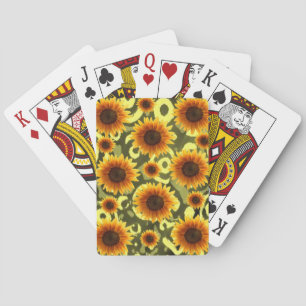Sonnenblumen Spielkarten-Deck Spielkarten