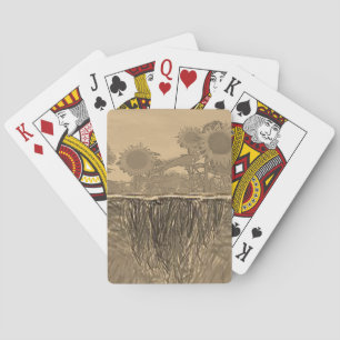Sonnenblumen Spielkarten-Deck Spielkarten