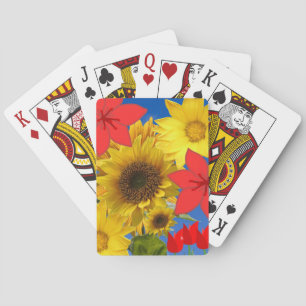 Sonnenblumen Spielkarten-Deck Spielkarten