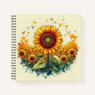 Sonnenblumen-SpiralNotebook Notizbuch