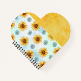 Sonnenblumen-SpiralNotebook Notizbuch