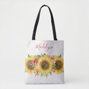 Sonnenblumen Spitze Wasserfarbe Floral