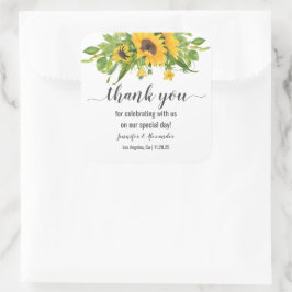 Sonnenblumen Square Sticker