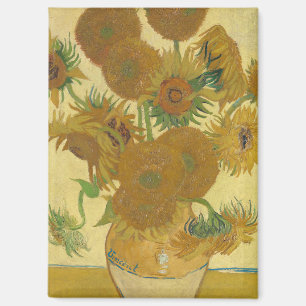 Sonnenblumen, Stillleben Ölgemälde, Van Gogh Magnet