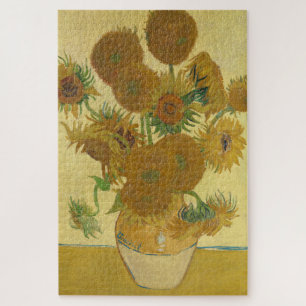 Sonnenblumen, Stillleben Ölgemälde, Van Gogh Puzzle