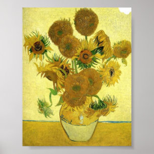 Sonnenblumen Stillleben, Van Gogh Poster