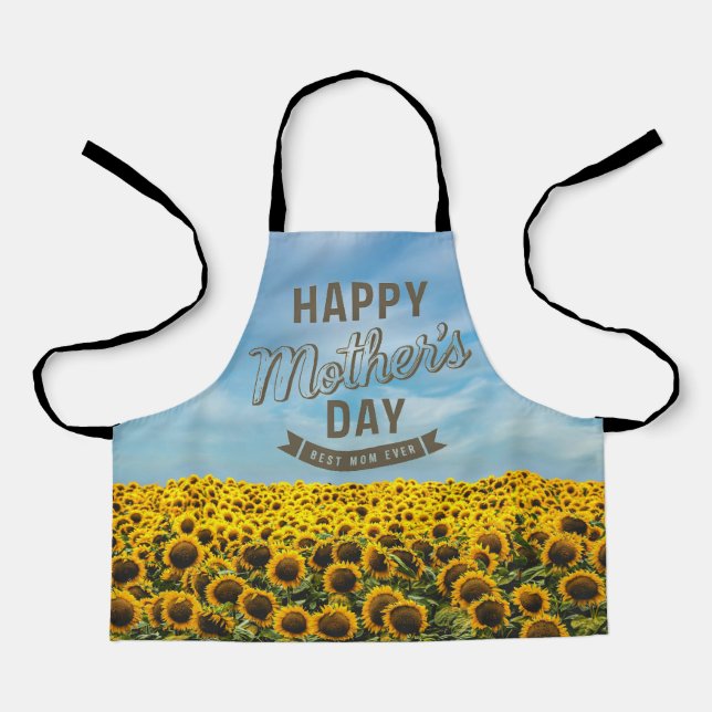 Sonnenblumen Stilvolle Elegante Wählen Sie eine Ma Schürze (Vorderseite)