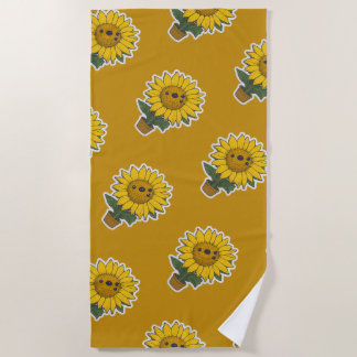 SONNENBLUMEN STRANDTUCH