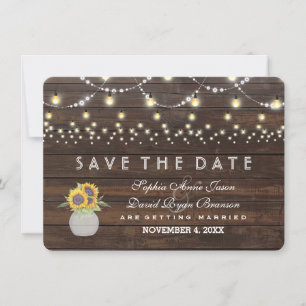 Sonnenblumen streichen Licht Altes Holz Save the D Save The Date